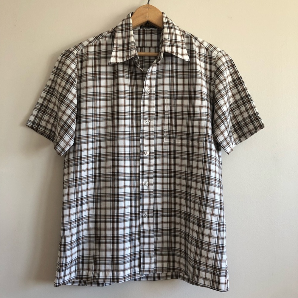 Vintage Men’s Plaid Button Down